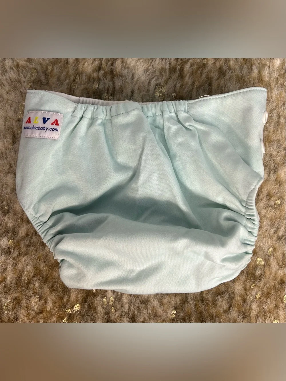 5‎ for $25🔥ALVA Light Blue Reusable Cloth Diaper One Size